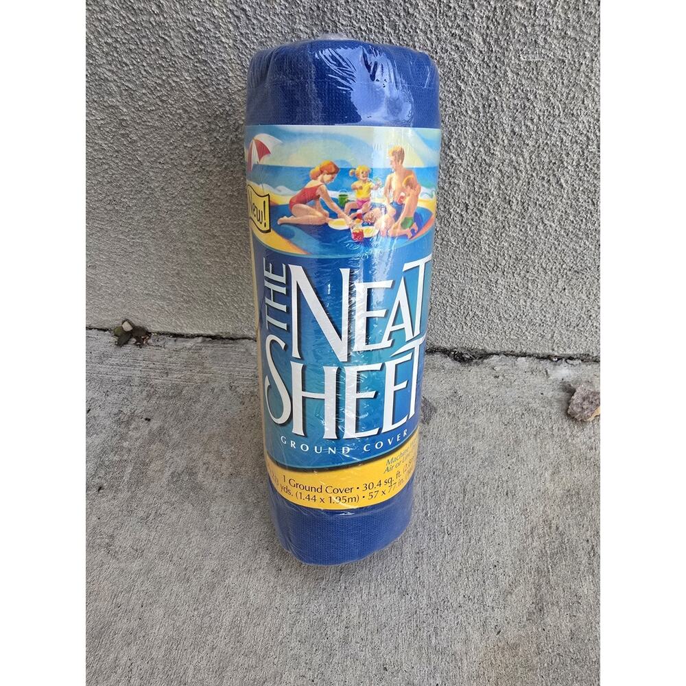 The Neat Sheet Ground Cover by Kimberly Clark, Blue, 55"x77," 101 Uses, New!